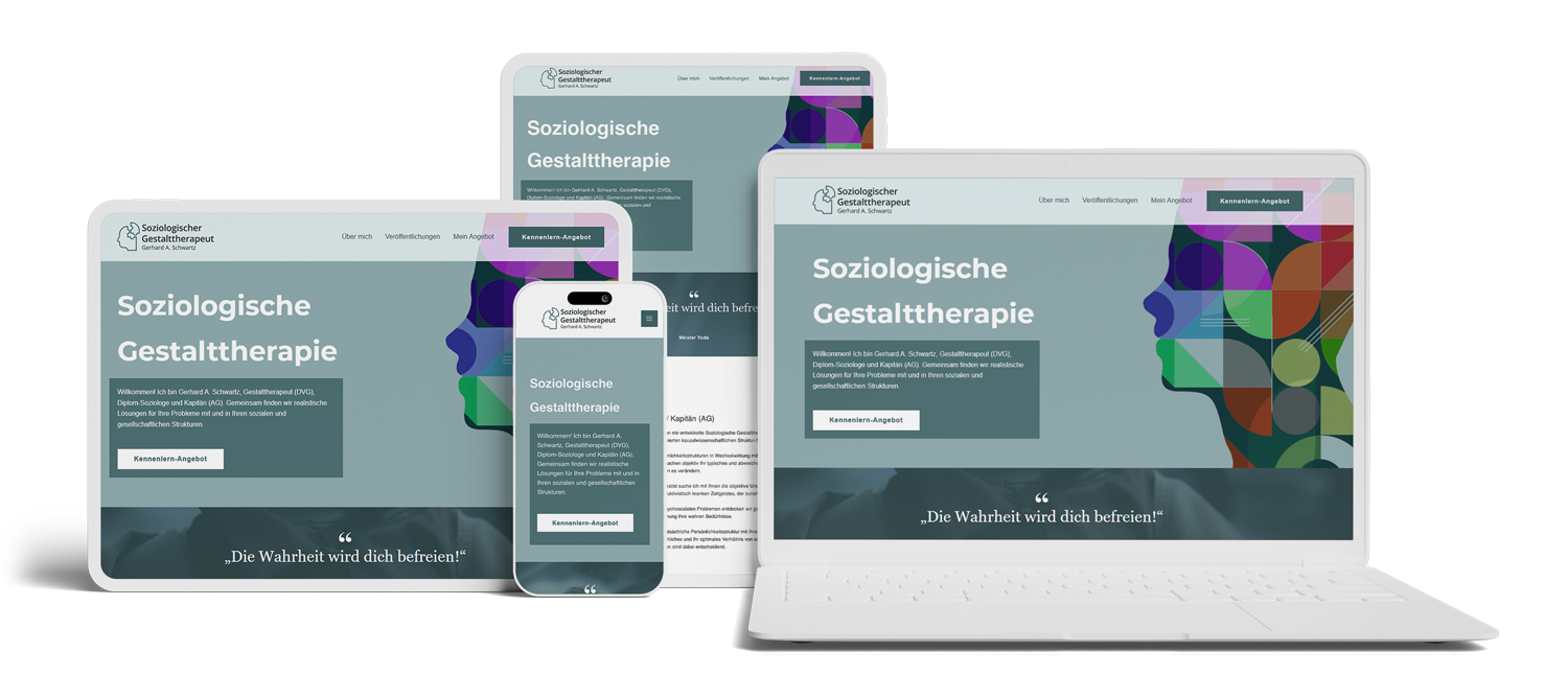 Website Webdesign Praxis Psychotherapie